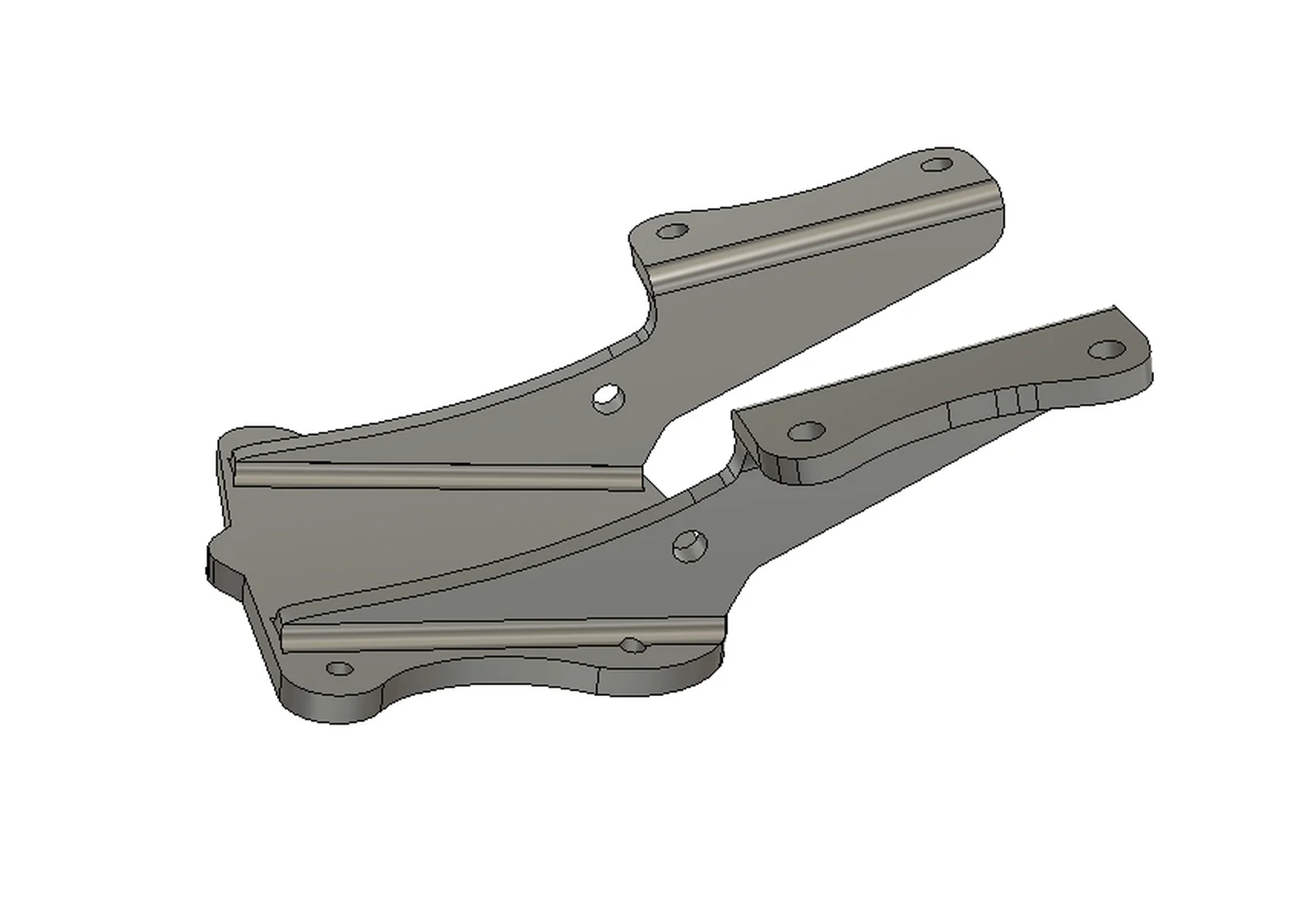 Suporte de matrícula, modelação 3D do desenho que sobe a matrícula